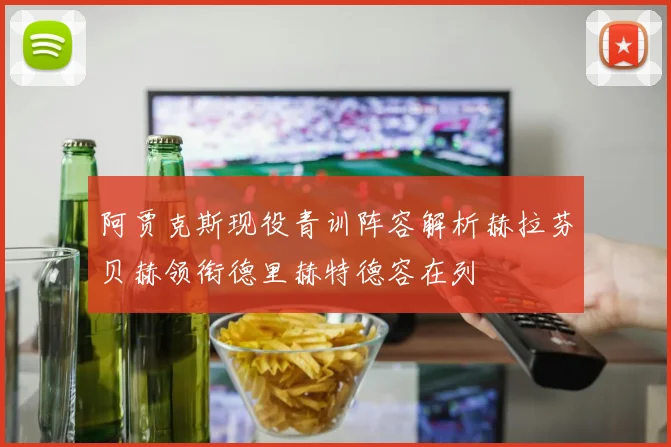 阿贾克斯现役青训阵容解析赫拉芬贝赫领衔德里赫特德容在列