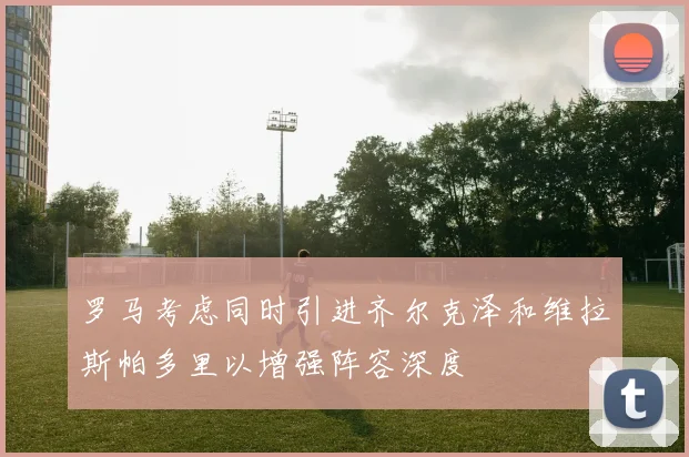 罗马考虑同时引进齐尔克泽和维拉斯帕多里以增强阵容深度